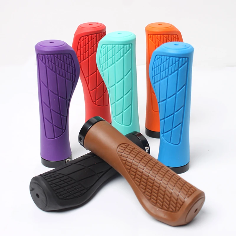 Bicycle Handle Comfortable Rubber MTB Bike Grip Ultralight Shock-absorbing Cycling Grips Waterproof Handles Bike Part