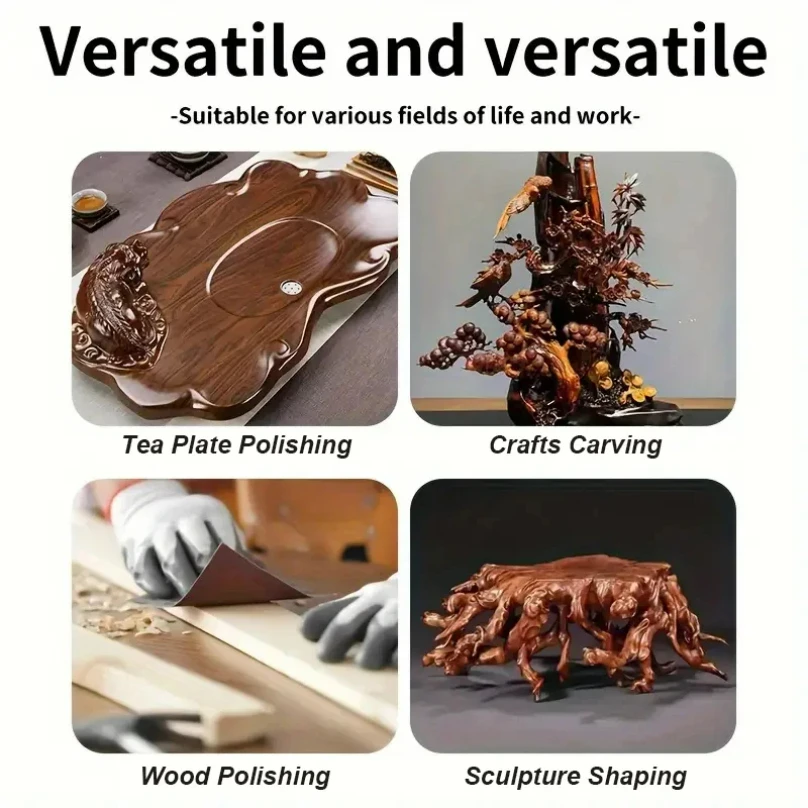 1/3Pcs Woodworking Carving Wheel Polishing Wheel Versatile Sanding Disc Wood Shaping Tool Abrasive Disc 16mm Inner Diameter