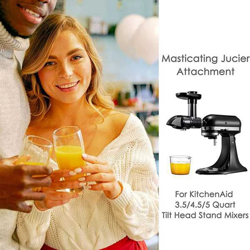 Masticating Juicer Attachment For Kitchenaid All Models Stand Mixers,Slow Juicer Attachment For All Kitchenaid Mixers