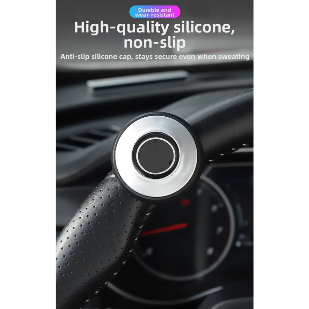 Car Steering Wheel Spinner Ball with Metal Bearings and Ergonomic for Design for Reliable Power Assist and Control