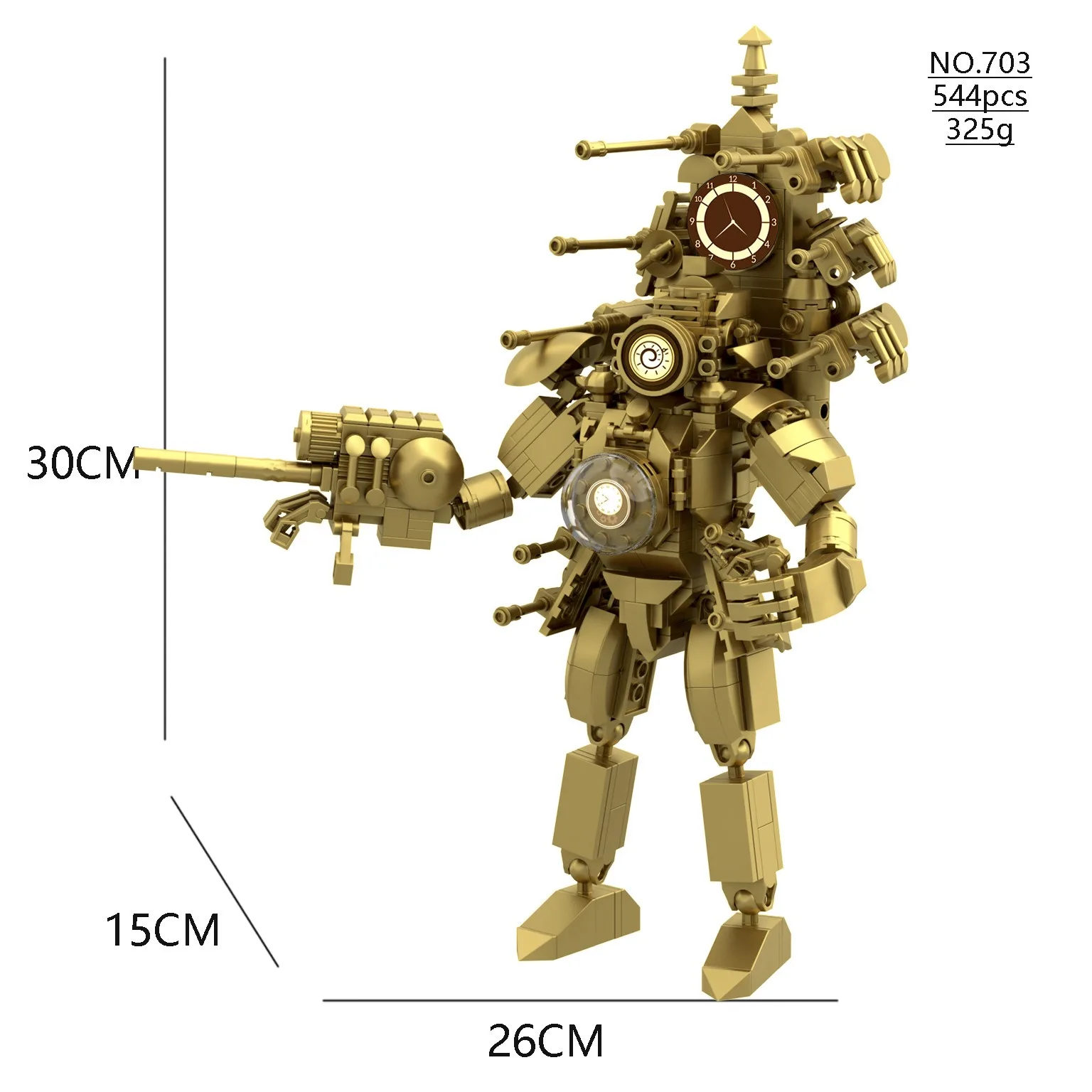 Anti-Titan Void Beast Skibidi DJ Toilet Figuras, blocos de construção, tijolos DIY, brinquedos modelo de montagem para crianças, presente de Natal,