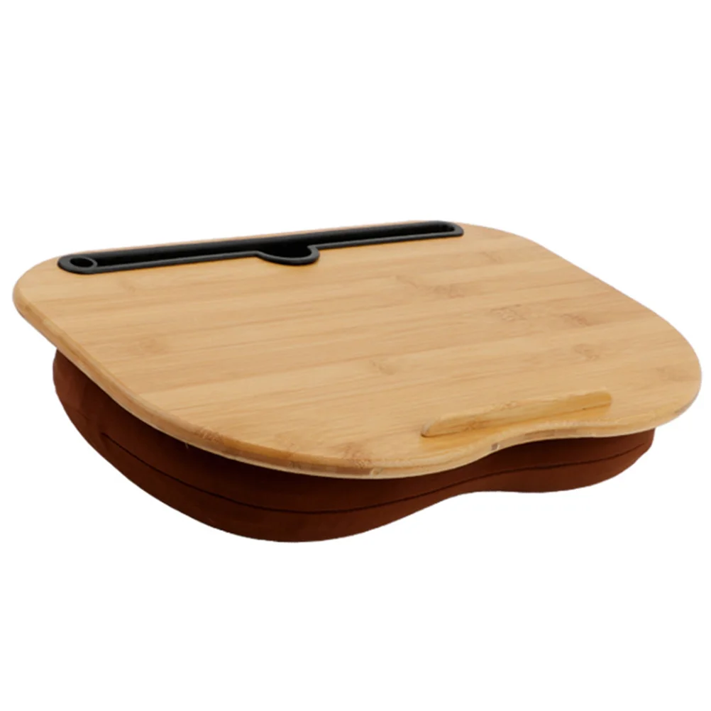

Computer Table Lap Desk with Tablet Slot Multifunctional Laptop Storage Rack Flat The