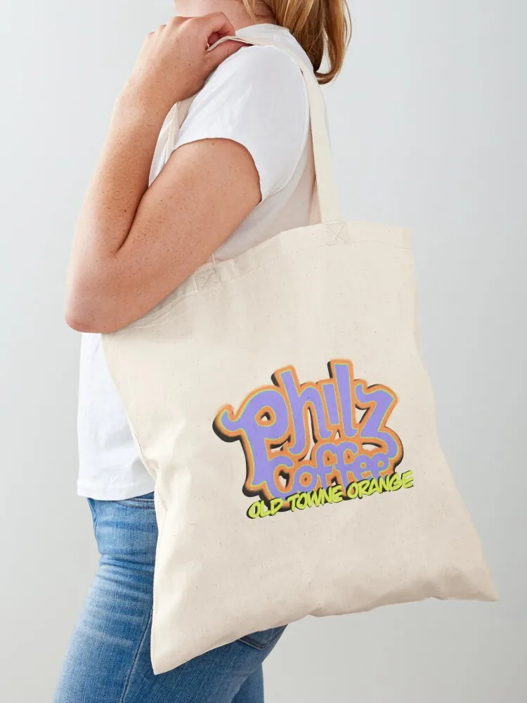 Philz coffee Tote Bag tote bags men custom fabric bag Canvas Tote Bag