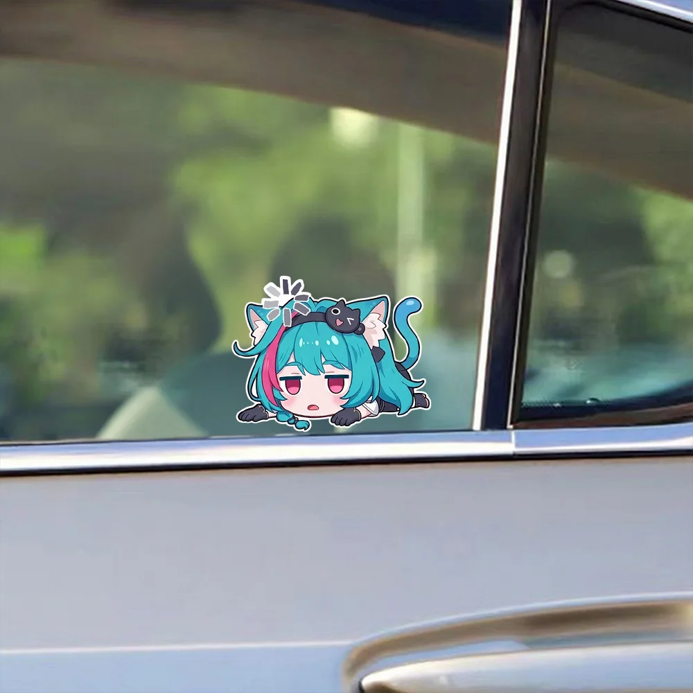 Anime Girl Car Stickers Neverness to Everness Mint Auto Vinyl Film Decals For Vehicle Bumper Window Moto Wall Laptop Accessories - view 2