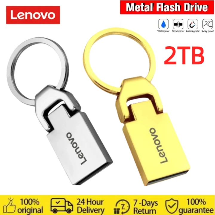 Lenovo-Clé USB 3.0 haute vitesse, disque mémoire en métal pour PC, 2 To, 512 Go, 1 To, 3.0