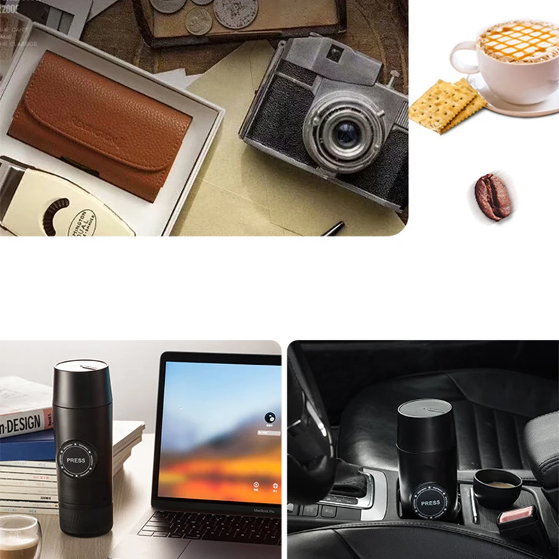 

Портативная кофеварка Nespresso, перезаряжаемая кофемашина для эспрессо, уличная портативная аккумуляторная экстракция порошка и капсула