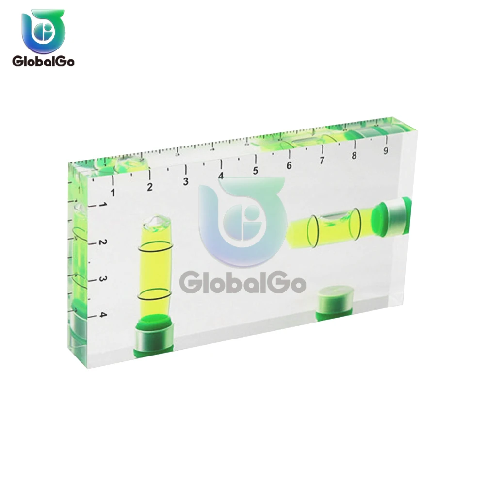 Magnetic Level Bubble Level Transparent High Precision Construction Leveling Tool Measurement Bubble Level Gauge