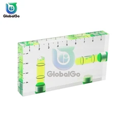 Magnetic Level Bubble Level Transparent High Precision Construction Leveling Tool Measurement Bubble Level Gauge