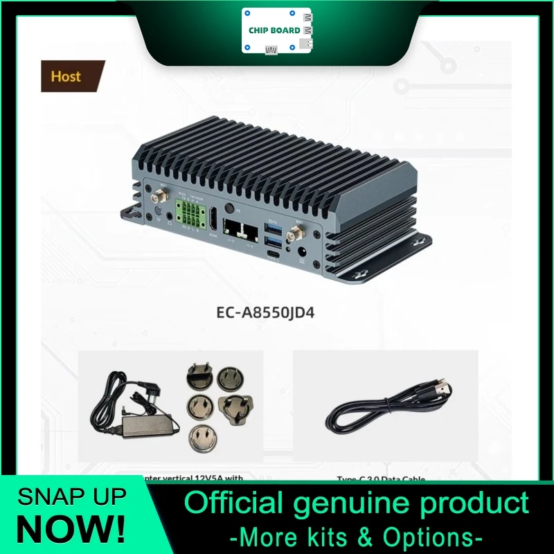 

Система AI Edge Firefly EC-A8550JD4 с процессором Qualcomm QCS8550, вычислительной мощностью 48 TOPS, кодированием и декодированием видео 8K, энергоэффективная конструкция