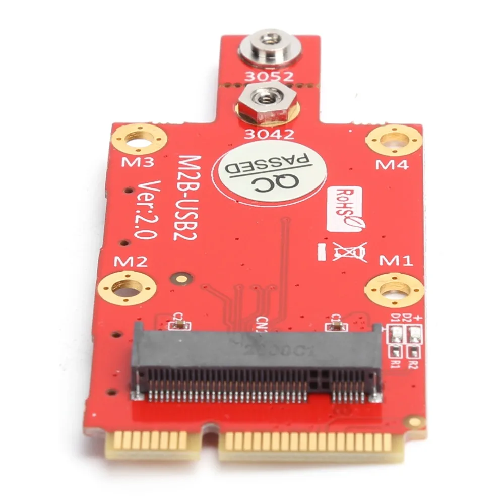 Dual Nano SIM Card Slot M.2 To Mini PCIE Adapter High Speed with M2 Screw Kit Converter Module M.2 Key B Adapter Communication