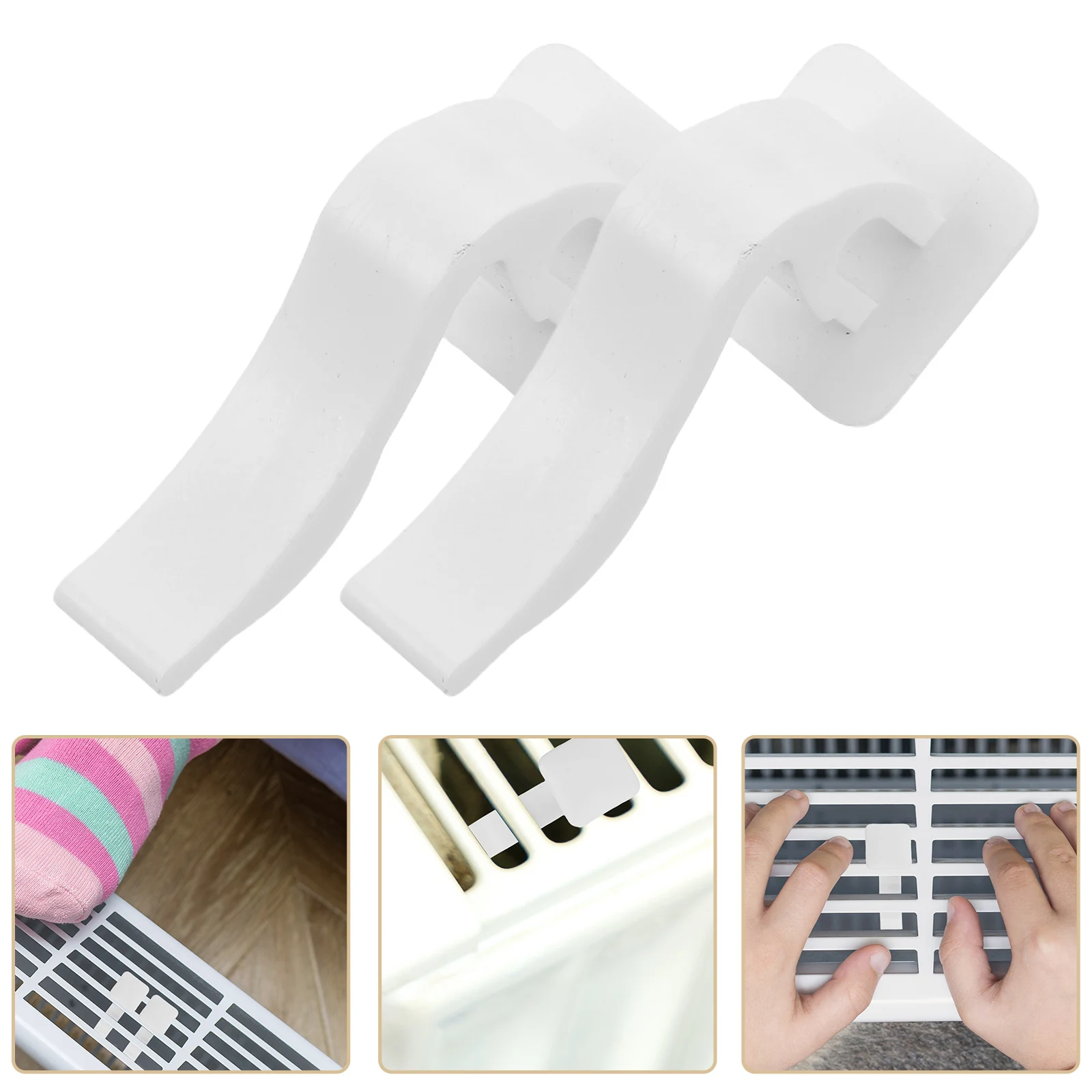 

10pcs Radiator Hanger Clips Plastic Hooks Cover Support Installation Replacement Accessories Home Office Hotel Use Efficient