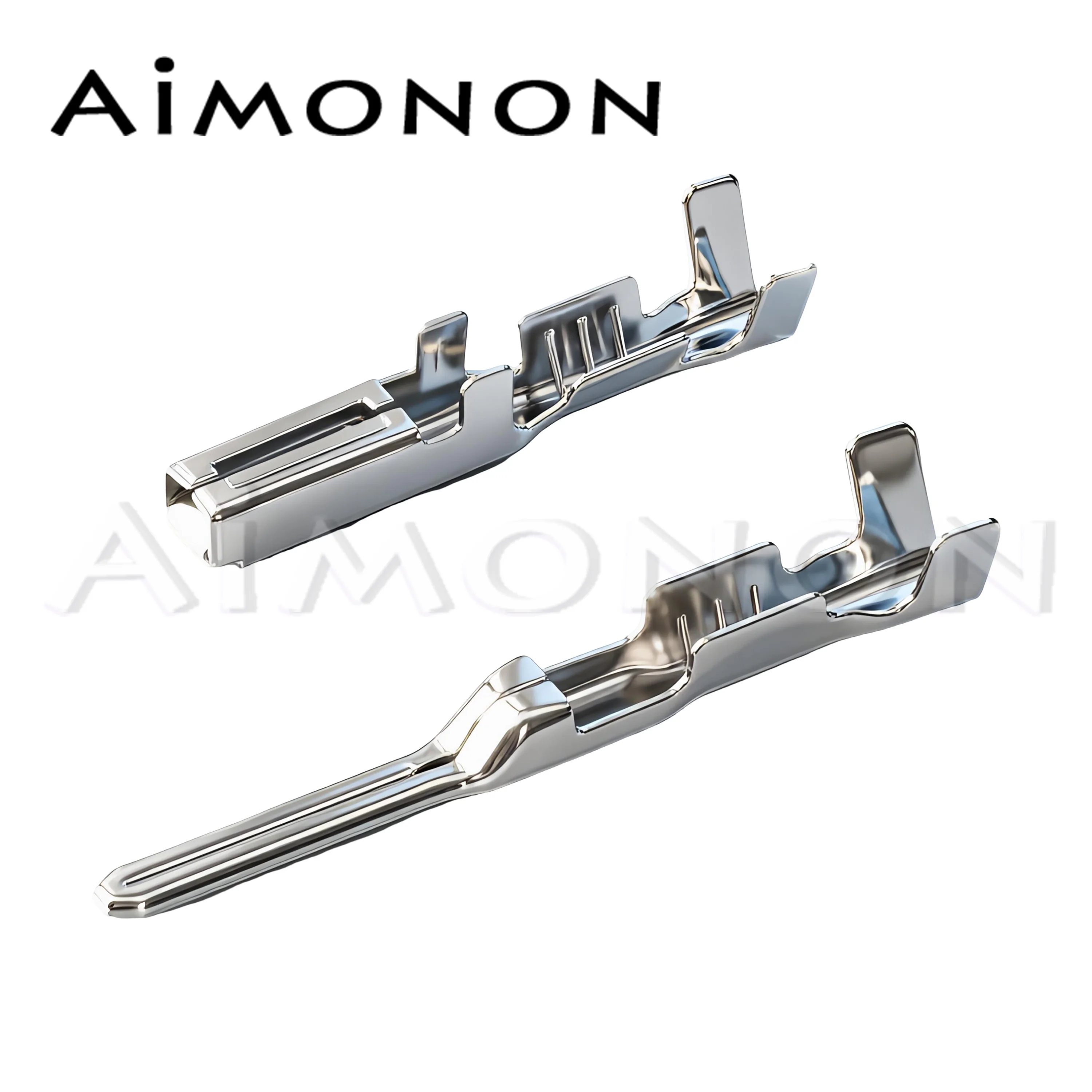 20 Pcs 2.0mm Male Female Automotive Crimp Wire Terminal Brass Loose Car Connection Pin Replcement Of ST730495-3 ST740483-3