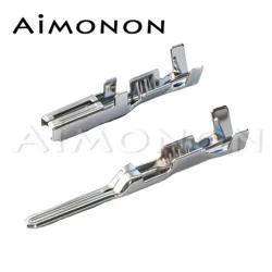 20 Pcs 2.0mm Male Female Automotive Crimp Wire Terminal Brass Loose Car Connection Pin Replcement Of ST730495-3 ST740483-3