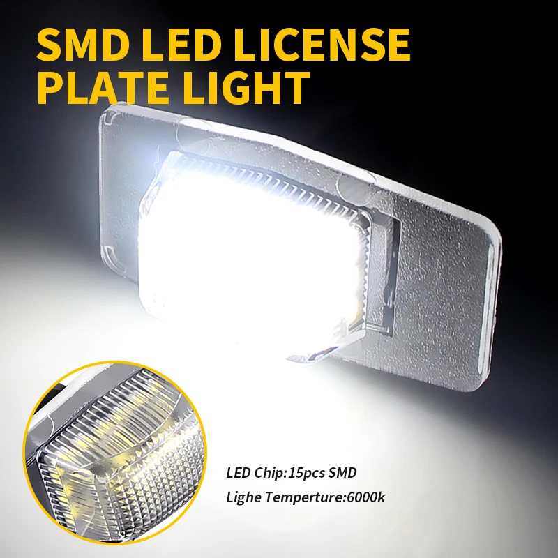 สำหรับ MAZDA 323 MX-5 NB MPV MK II TRIBUTE สำหรับ Ford Escape หมายเลขทะเบียนรถ LED สีขาว01-07ไฟโคมไฟ