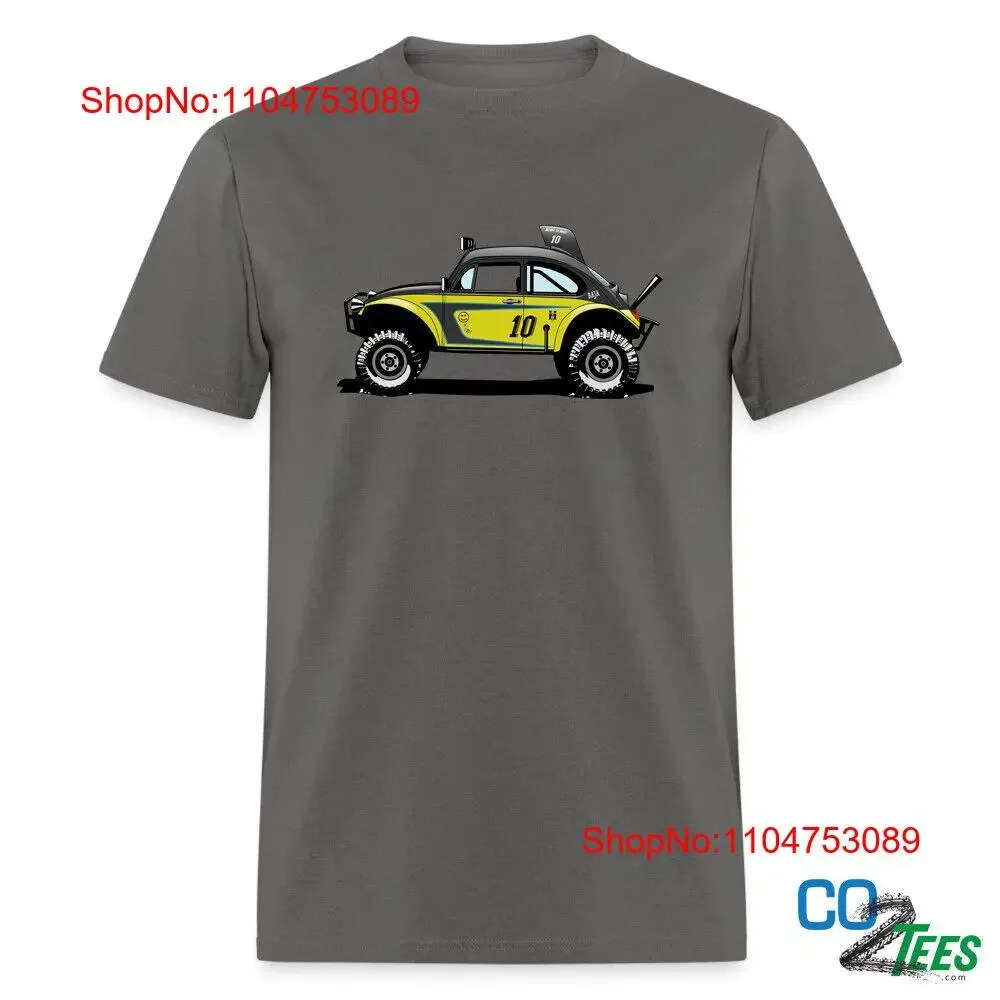 Super TH Baja Bug Lime 10 T shirt vintage Washed Casual designer clothes Slightly Soft Stretched Comfortable Versatile fashion