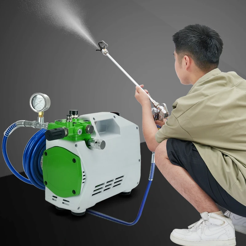Professinal Diaphragm Pump Electric Airless Paint Sprayer Machine Gun Battery Powered Paint Sprayer With CE