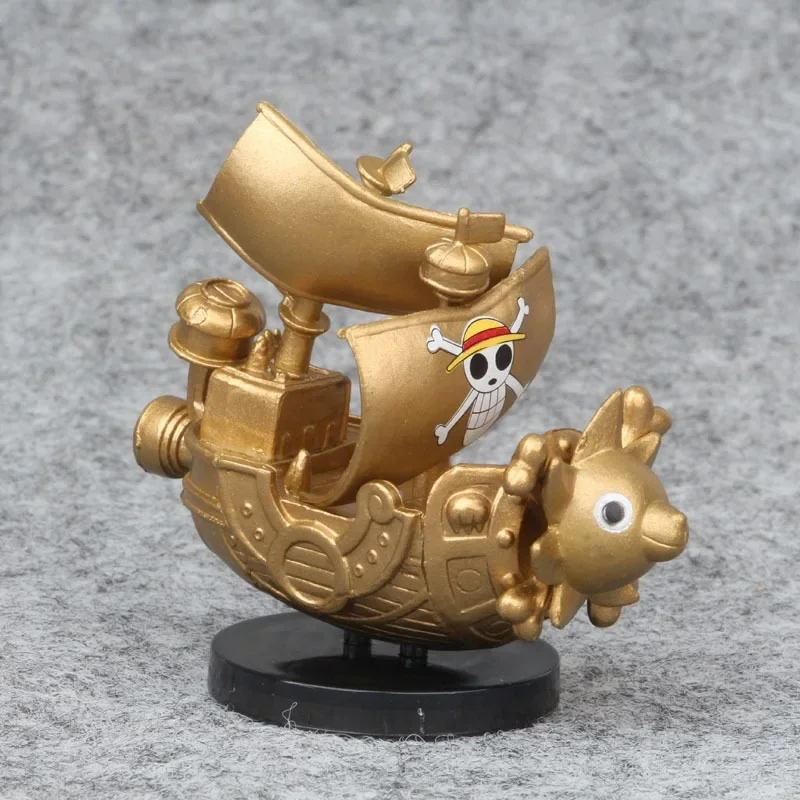 One Piece Sunshine Figure Modèle Jouet, Super Mignon, Mini Bateau, Thousand Sunny, Going Merry, Assemblé, Action Figure, 7cm