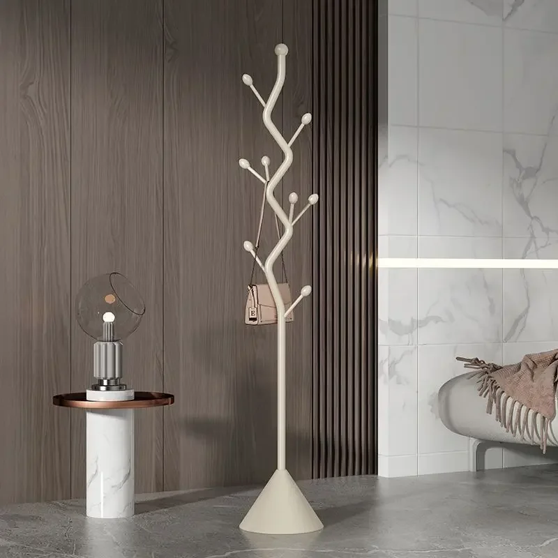 Light luxury floor-to-ceiling bold vertical hanger, coat rack household room, bedroom entrance door, simple hanger
