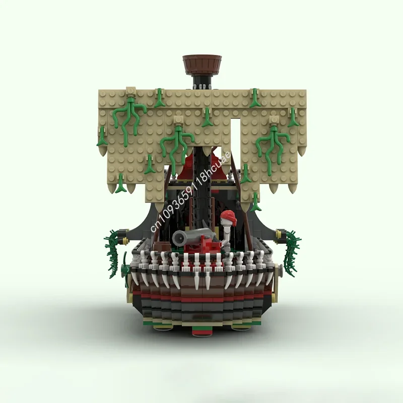 757 قطعة MOC شبح السفينة القراصنة نموذج اللبنات هدية الكريسماس العمارة تجميع لعبة فكرة التعليم الطوب عيد ميلاد