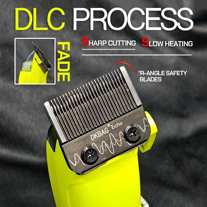 DKBAG DK-079 Professional Cordless Hair Clipper, Brushless Motor, 5-speed Adjustment, Fast Charging, All Aluminum Alloy Body
