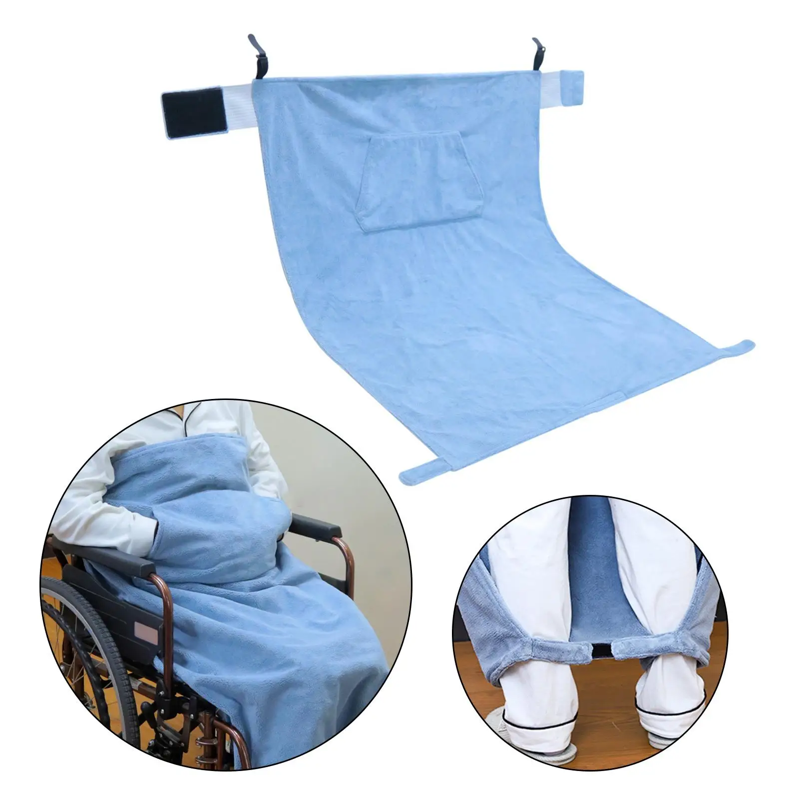 

Wheelchair Blanket Lightweight Lap Blanket Waist Leg Outdoor Wheelchair Lap Blanket for Train Adults Elderly Airplane Lower Body