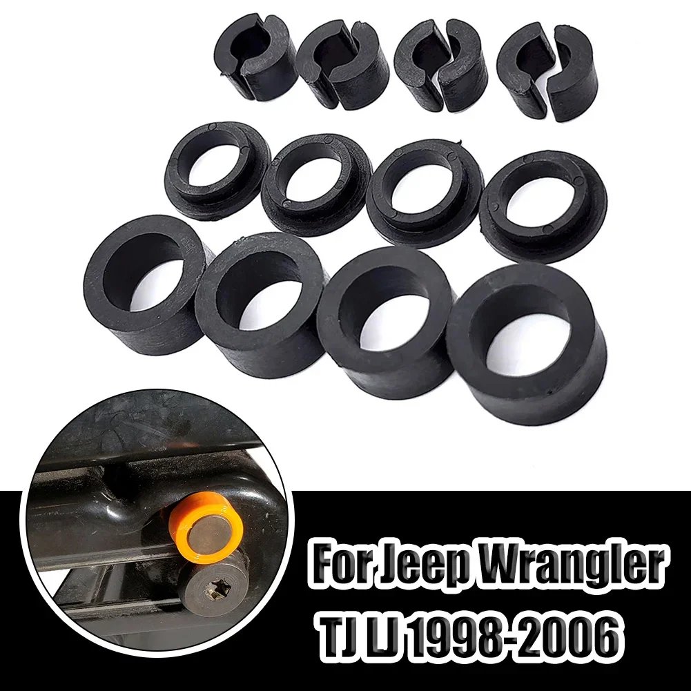 12PCS Front Seat Support Bushings For Jeep Wrangler TJ LJ 1998-2006 Front Seat Sliding Bushing Seat Fixing Device