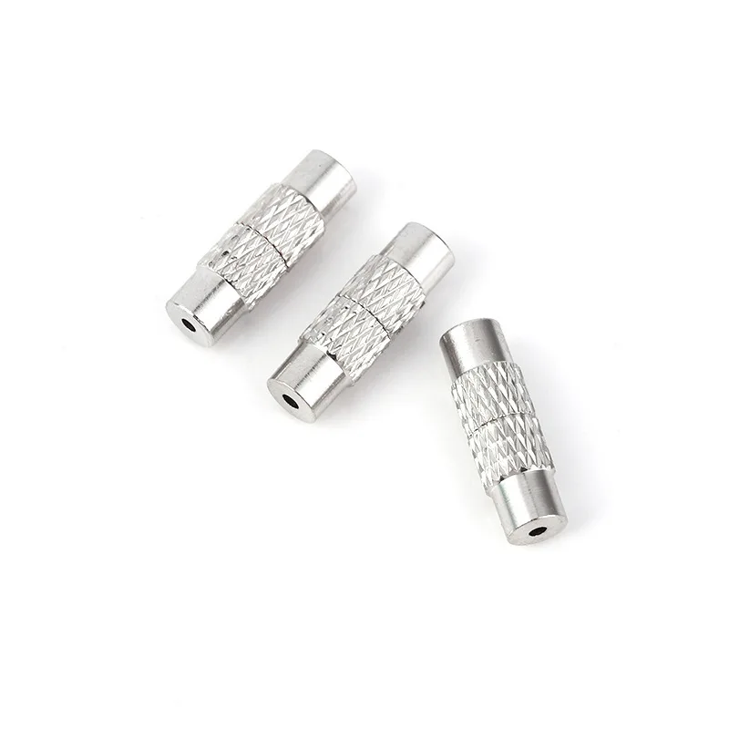 10 قطعة/20 قطعة مشابك لولبية مخرشة مطلية بالنحاس - إغلاق قفل حلزوني ملولب لقلائد وأساور اللؤلؤ