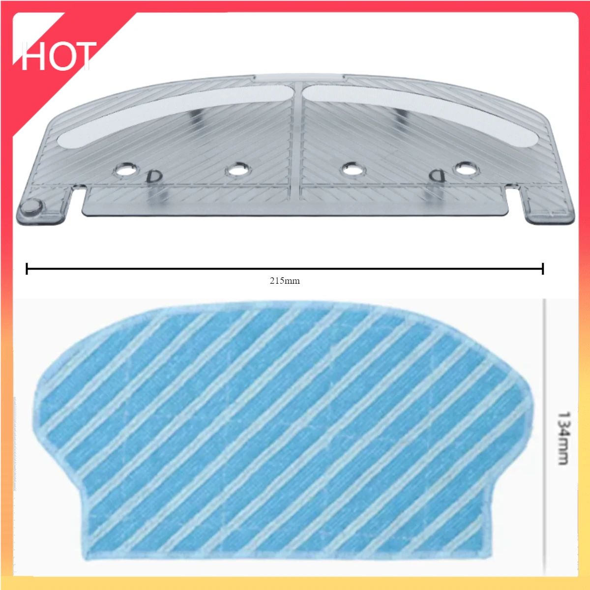 Mop Cloths + Holder…