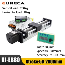 Woodworking Ball Screw Linear Guide Motion Rail Slide CNC Manual Linear Shaft Actuator Module Table Stroke Travel Engraving Tool