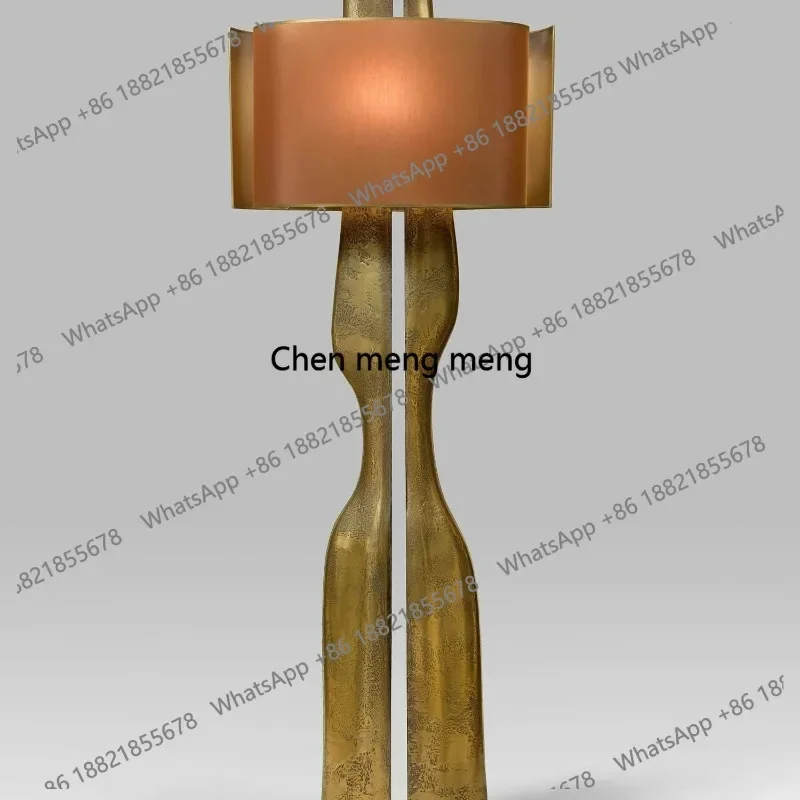 Italian wood resin living room floor lamp bed and breakfast bedroom sofa next to high-end atmosphere