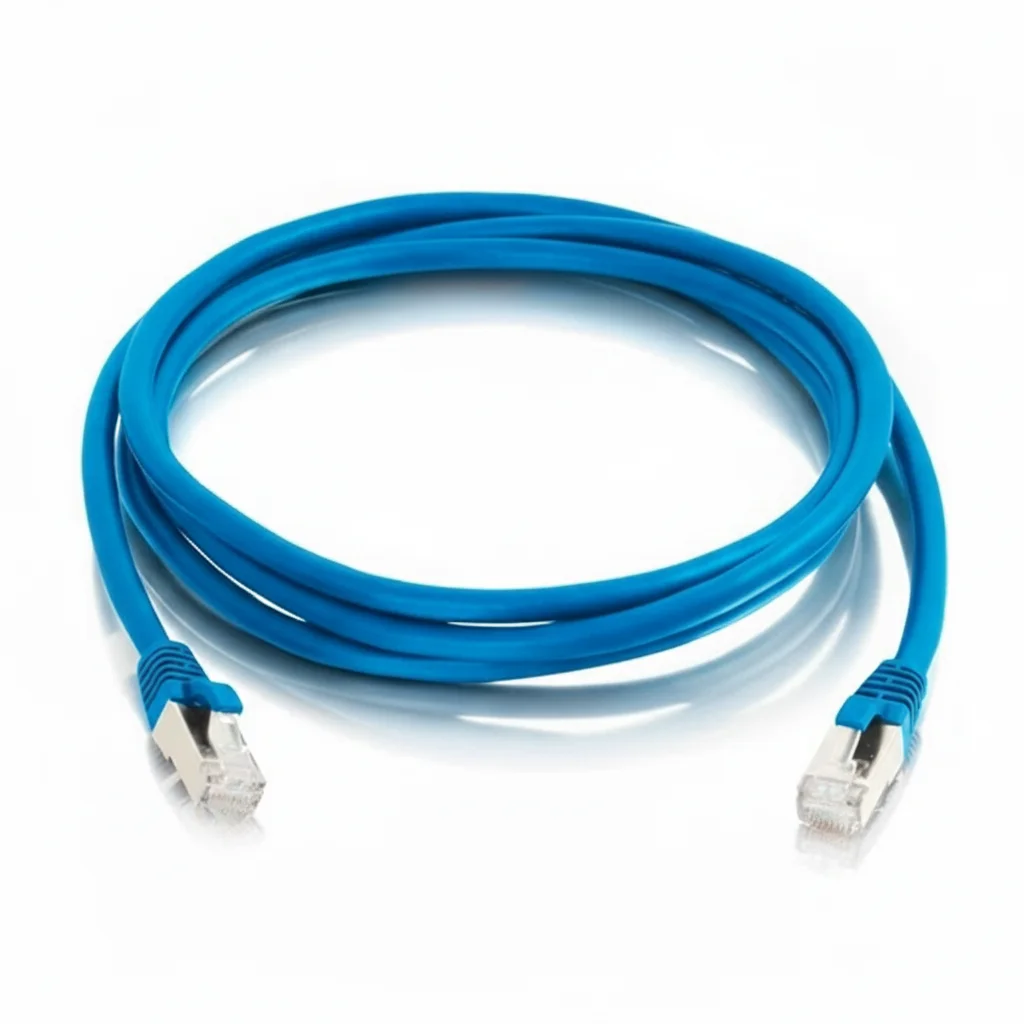 

C2G 757120008002 10-футовый сетевой патч-кабель Ethernet CAT6 — Snagless — экранированный (STP) — 1 штекер RJ-45 — 1x — используемый, как новый