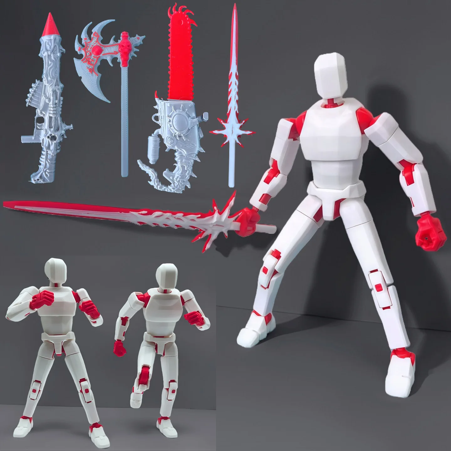 

3D Printing Lucky 13 Super Movable Joint Doll Figure - Stress-Relief Toy Assembled Finished Model Collectible Stress-relief Gift