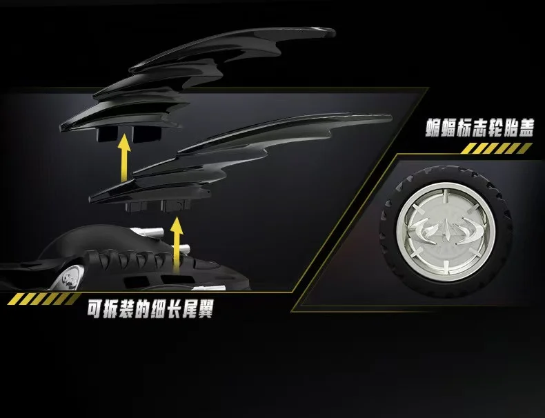 Neue BLOKEES Batmobile Blind Box DCBatman E02 The Dark Knight 1:64 Maßstab Auto DIY Montagemodell Spielzeug Film-Thema Sammlerstück Geschenk – Detail 6