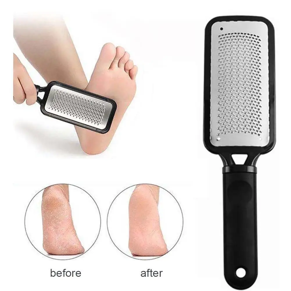ที่ขูดหนังด้านเท้าแบบแข็งสำหรับขจัดหนังด้านบริเวณส้นเท้า ตะไบขัดเท้าสำหรับทำสปาเท้า ขจัดหนังด้านและหนังกำพร้า สำหรับทำเล็บมือและเล็บเท้า