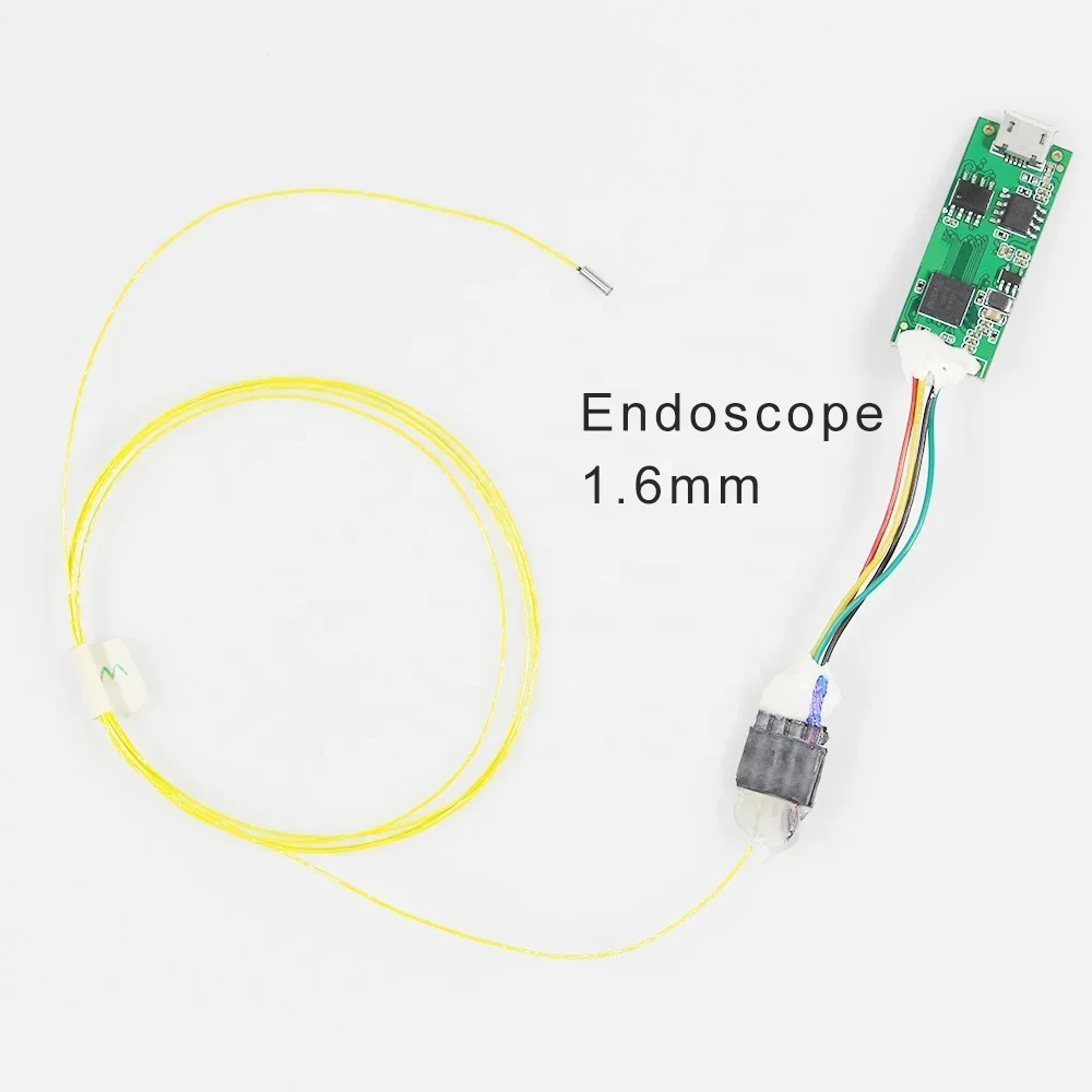 Very Very Small Camera 1.6mm Miniature Endoscope Module Analog to USB 120deg Wide Angle