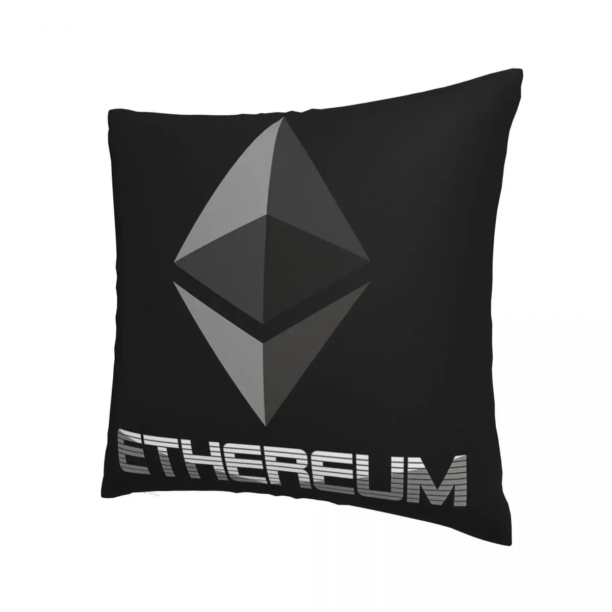 Ethereum ETH Coin Smart Contract Technology Pillowcase Cryptocurrency Backpack Cushion For Bedroom Throw Pillow Case Decorative