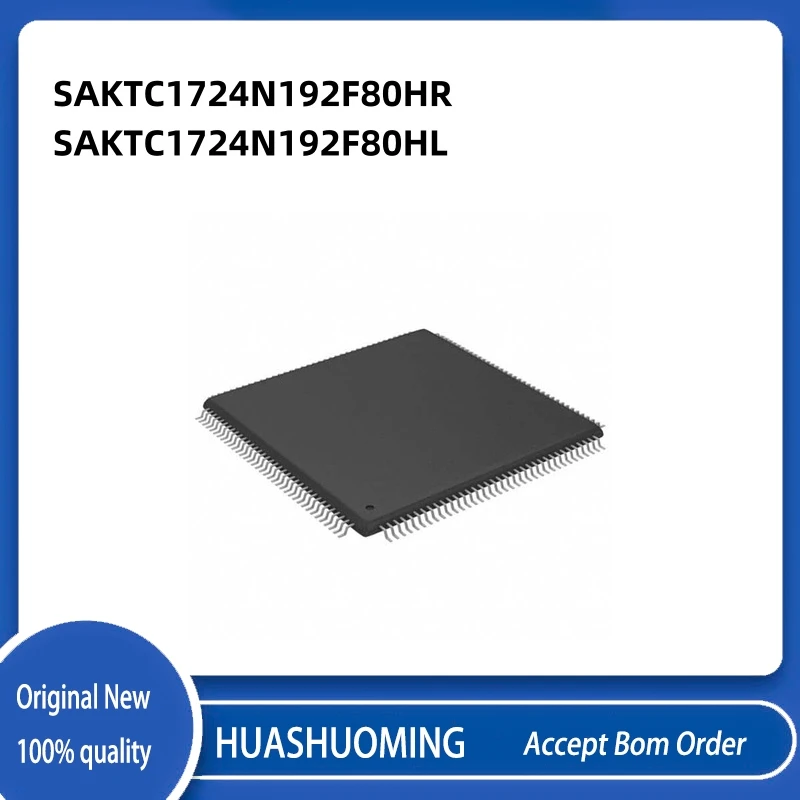 

5Pcs/LoT SAK-TC1724N192F80HR SAKTC1724N192F80HR SAK-TC1724N192 SAKTC1724N192 SAK-TC1724N192F80HL SAKTC1724N192F80HL LQFP144