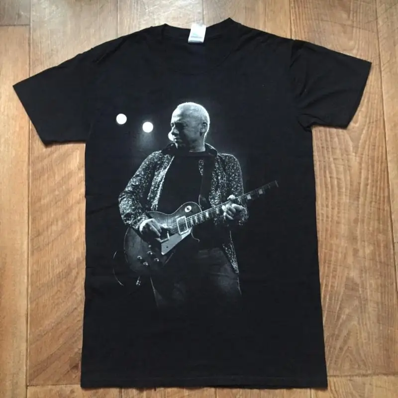 مارك نوفلر المقتفي 2015 جولة Dire Straits تي شيرت تي شيرت الرجال حجم S نادر #1