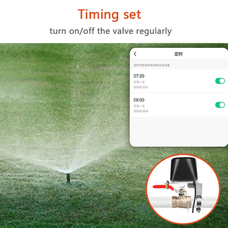 Умный водяной клапан Tuya, Wi-Fi, газовый клапан, контроллер с умным клапаном, поддержка Alexa, Google Assistant, приложение Smartlife, штепсельная вилка европейского стандарта