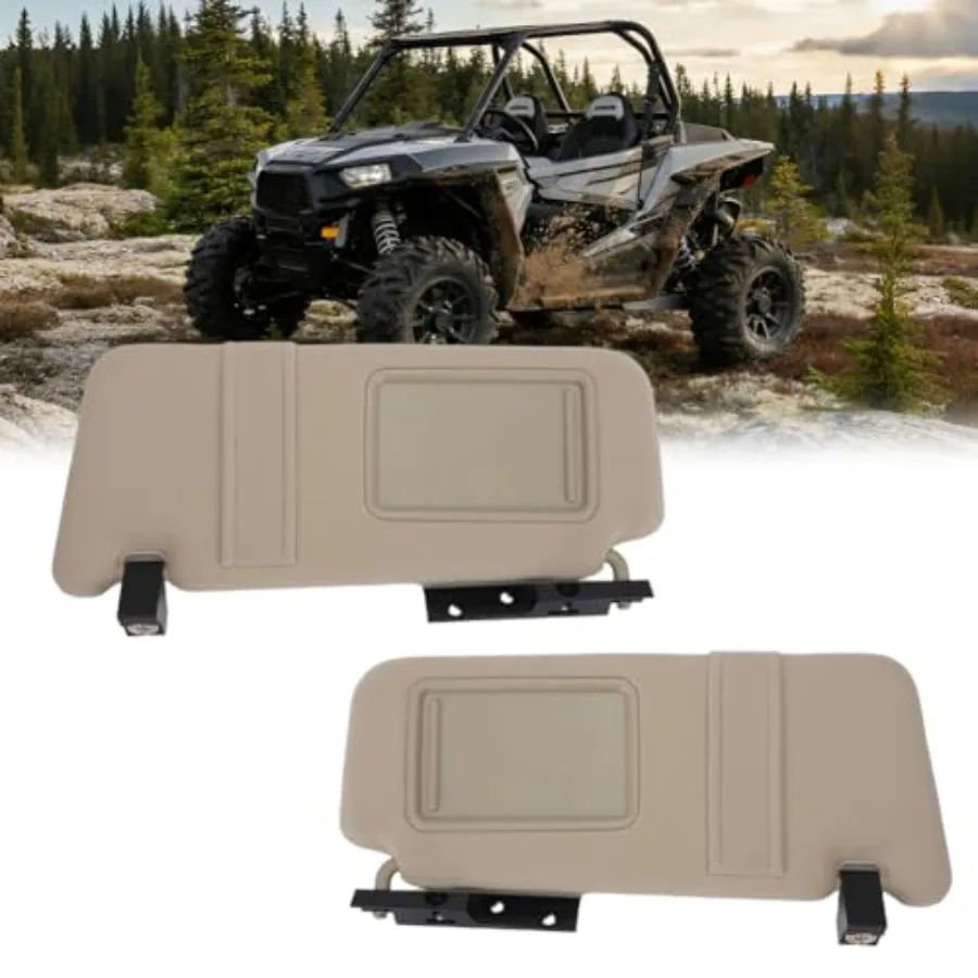 

Sun Visors for 2019-2025 Polaris Ranger XP 1000 Northstar EPS Upper Front Windshield Mount Window Shades Driver Passenger Side