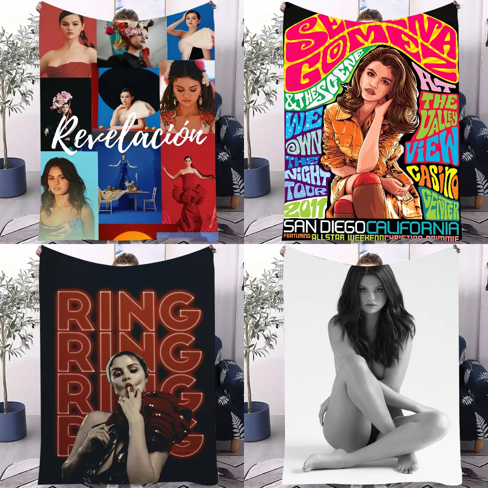 Singer Selena Gomez I Said I Love You First Blanket Design Lightweight  For Dorms, Naps, Living Room, Office,Sofa,All-Season