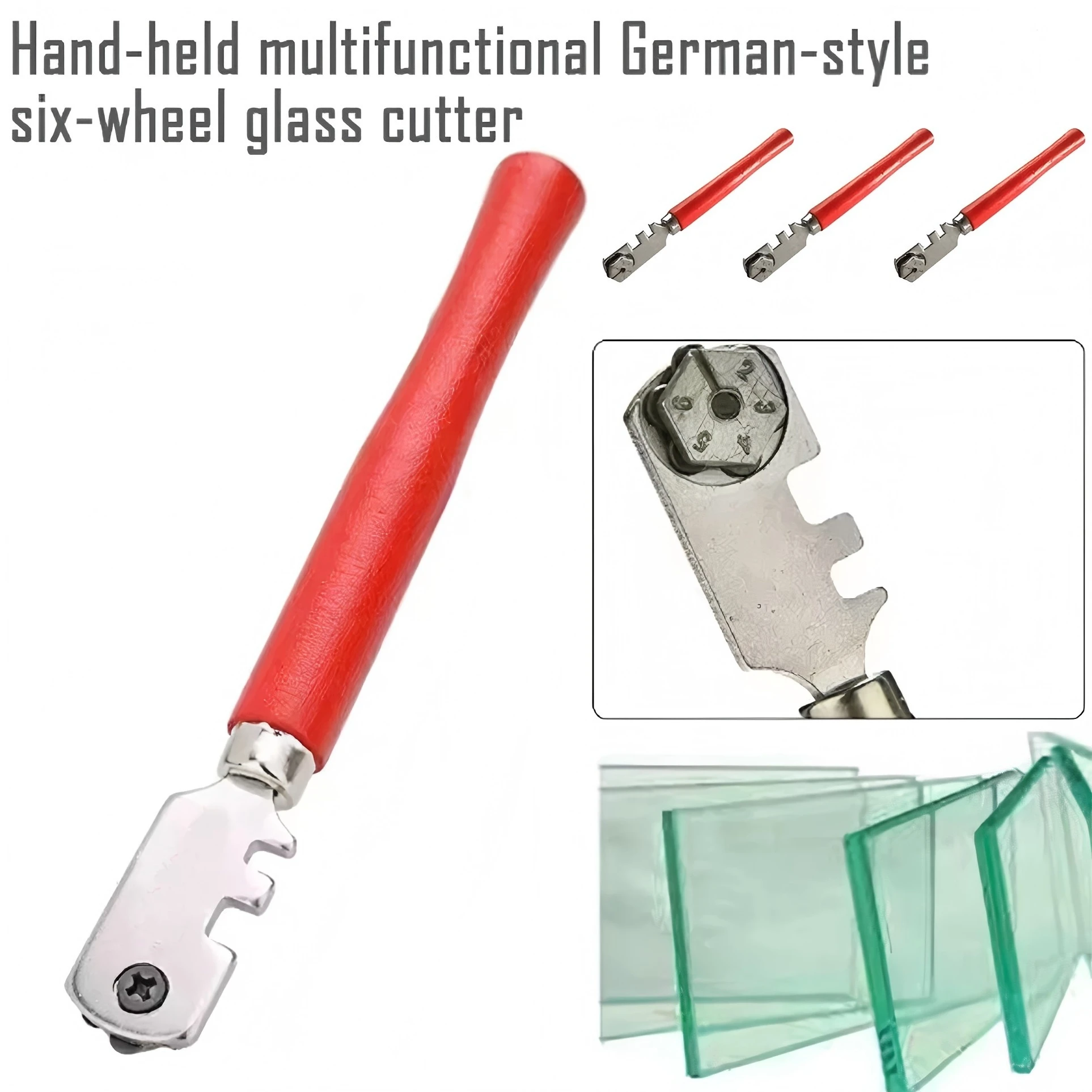 

Professional Glass Ceramic Tile Cutter Window Craft 140mm Hand Tool Diamond Tipped Window Craft Glass Knife Tools