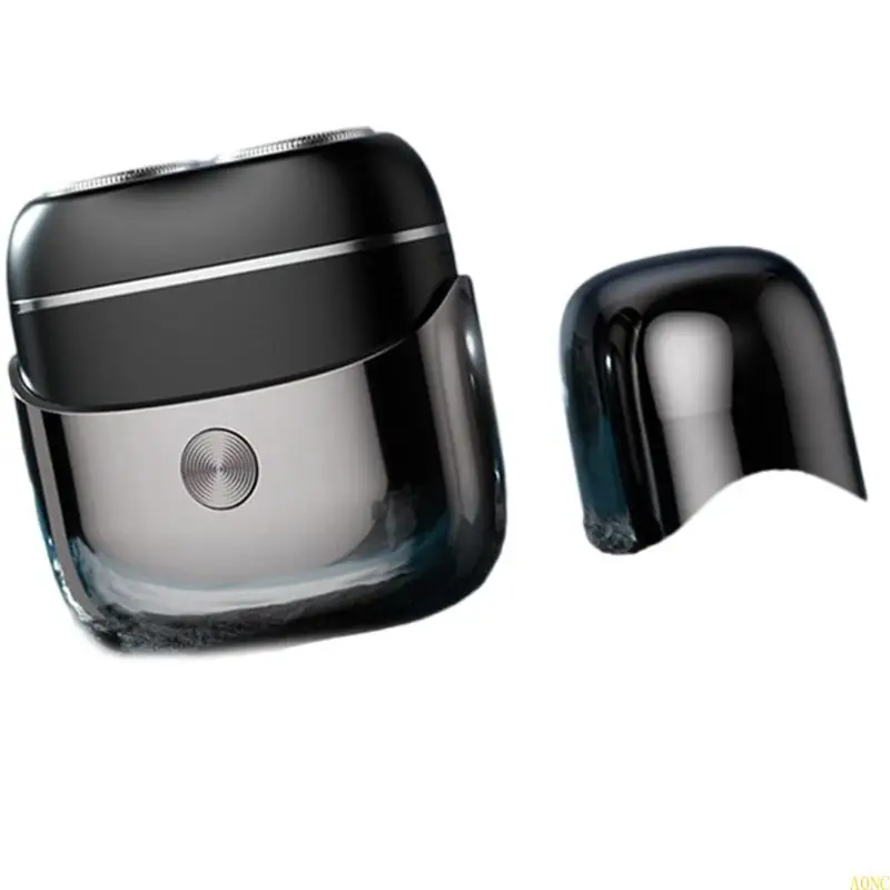 Портативный миниатюрный миниатюрный миниатюр A0NC для мужчин с USB -зарядкой бороды триммер