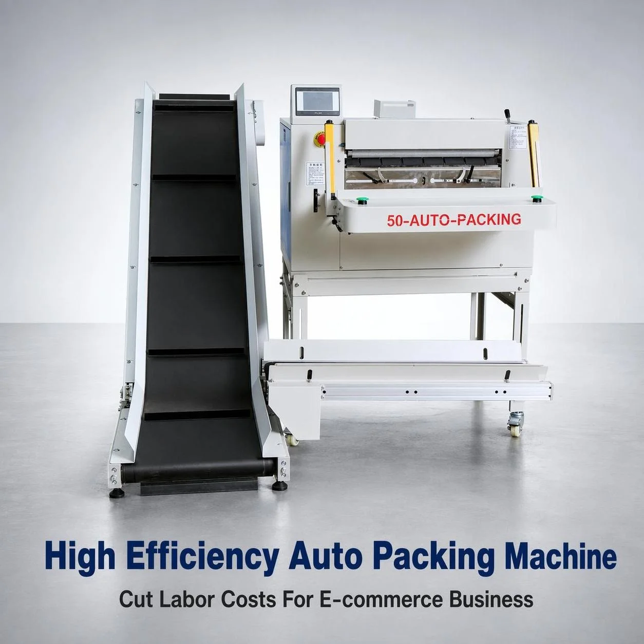 Automatic Plastic Bags Filling Machine For Apparel E-commerce Warehouse Fulfillment Express Logistics High Productivity