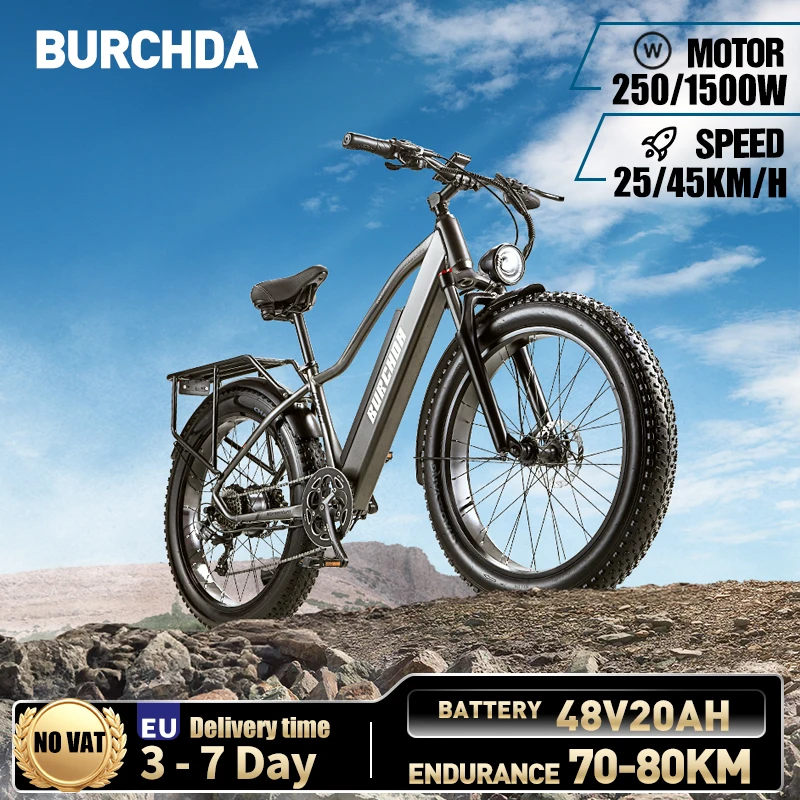 Otida rx20 1500 w45km/h 26 Zoll Mountain Elektro fahrrad 48 v20ah Lithium batterie Fatbike Elektro