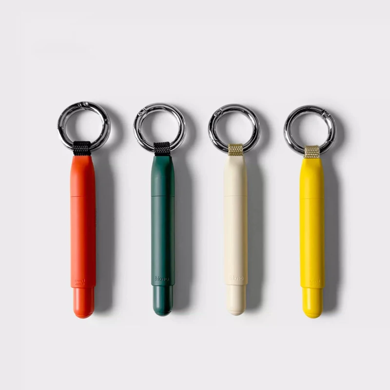 uni-ball KNOCK Ballpoint Pen with Clip Ring,Multi-Color Magnetic Cap Pen Outdoor Writing,Pocket Pen ForHiking,Camping&Journaling