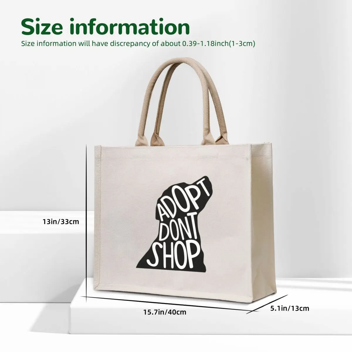 Adopt don't Shop Tote Bag Beach bag sacs de shopping Shopping bags