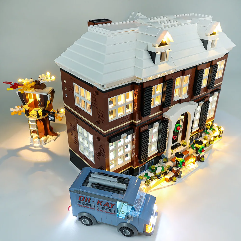 No Model LED Light Kit for Ideas Home Alone 21330