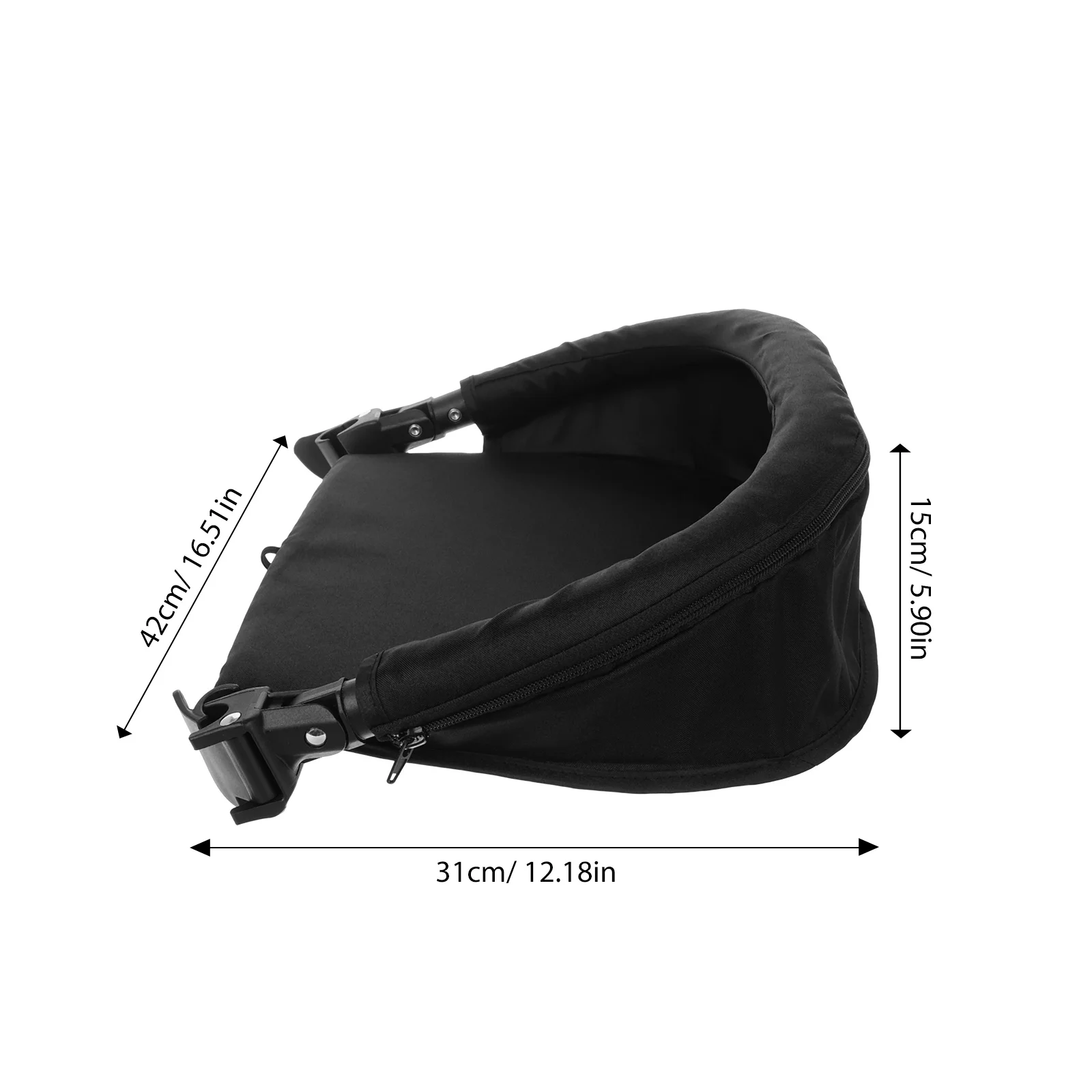 عربة أطفال بمسند للقدمين، تمديد عالمي قابل للتعديل وقابل للإزالة، عربة أطفال تدعم القدم، مسند ذراع آمن سهل التركيب