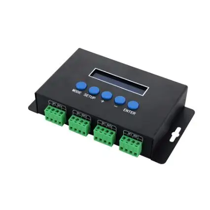 BC-204 BC-216 DC5V-24V Artnet Eternet to SPI/DMX pixel led light controller Output 4 channels 16 channels For 2811 2812 2801